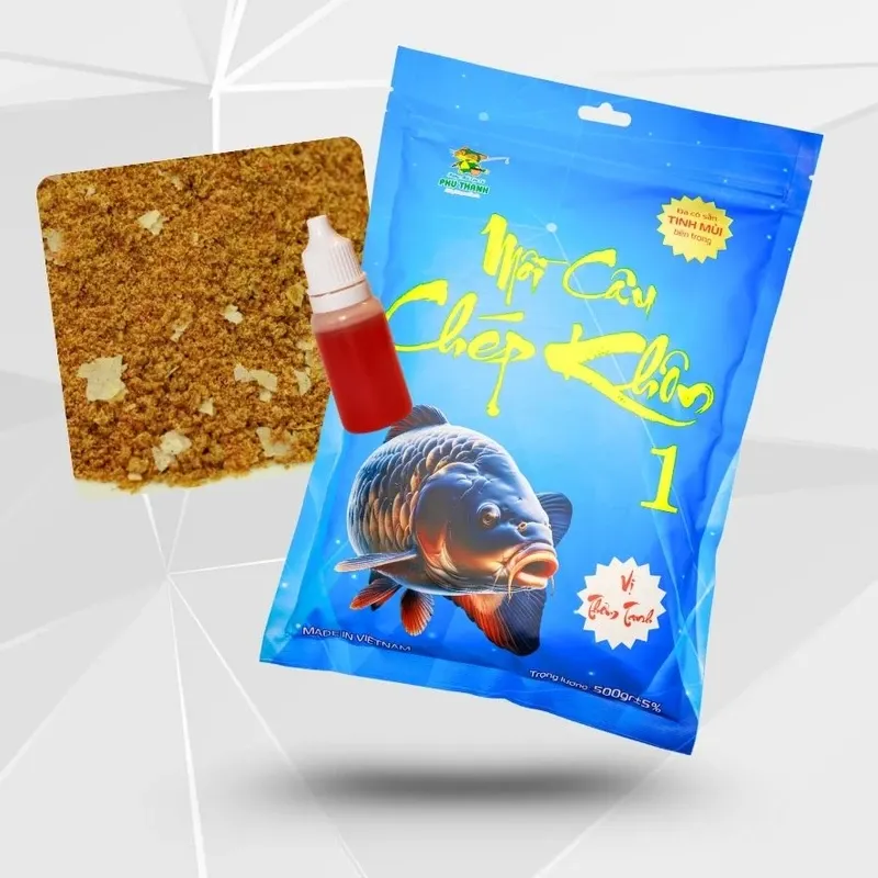 Mồi Câu Chép Khôn 1 Chuyên dùng câu Cá Chép, Cá Diếc, Cá Nhưng, Cá Mè Vinh, Cá Trắm Cỏ